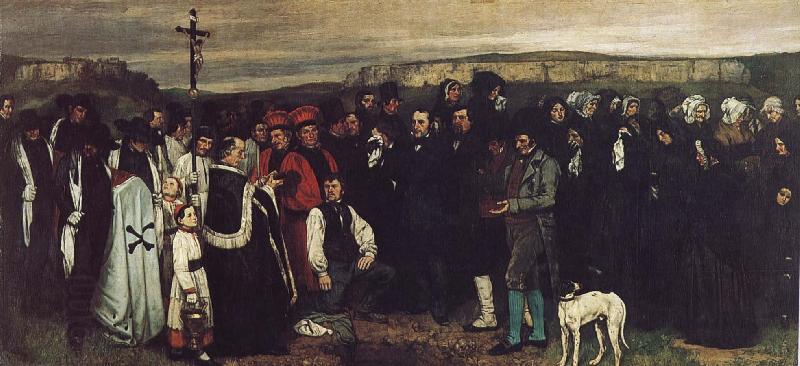 Gustave Courbet Ornans funeral China oil painting art
